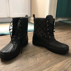Sperry Gosling Duck Boots - black, BNWOT